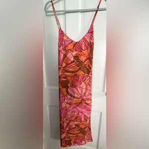 VICI Dawn Floral Slit Midi Dress size Large